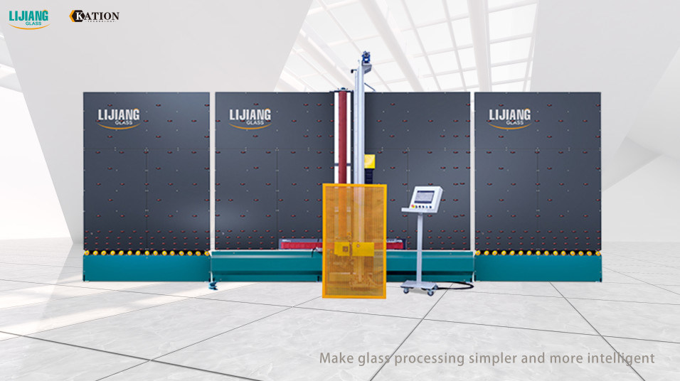 격리 유리제 생산을 위한 세륨을 가진 자동적인 수직 유리제 가장자리 비분쇄기